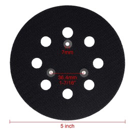 SAVITA 5 Inch 8 Hole Sander Pad Replacement Pad for 151281-08, DW4388, 743081-8, 743051-7, Porter Cable - Fits DW421/K, DW423/K, BO5010, BO5030K, Porter Cable 390K 382 343