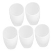 Pack of 5 Modern Lampshade Slanted Lampshade Replacement White Lamp