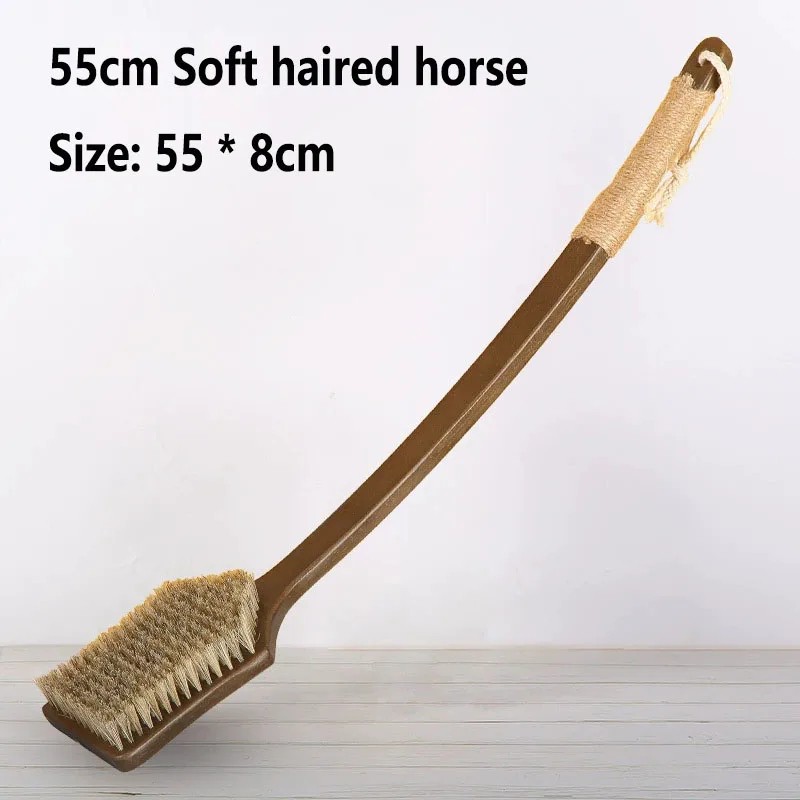 Long Handle Back Scrubber for Shower – Curved Body Brush