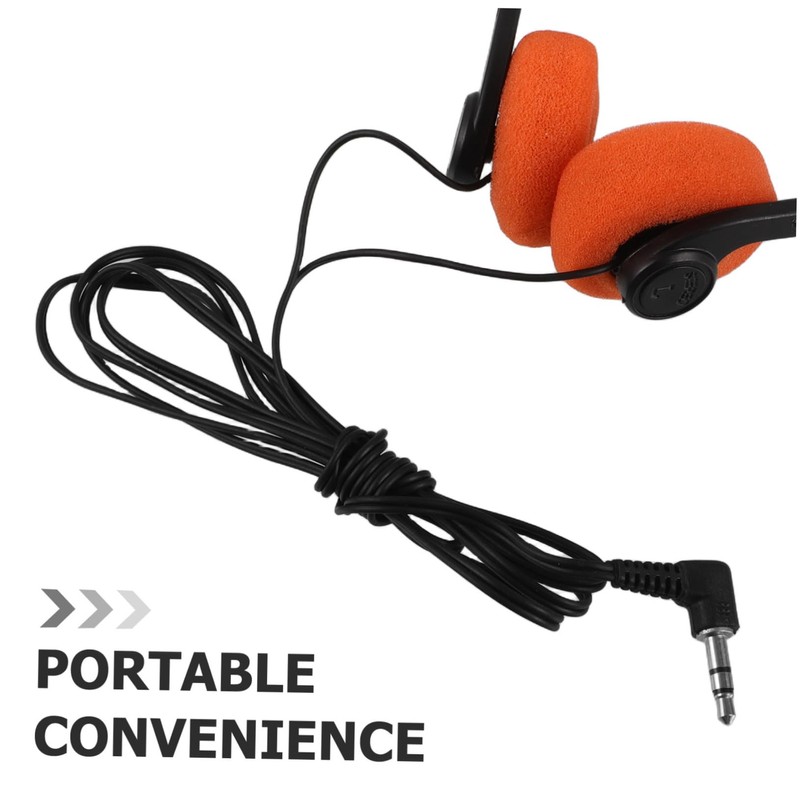 Mipcase Adjustable Lightweight Retro Headphones with Cushioned Ear Pads for