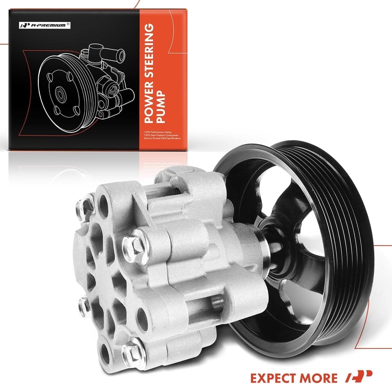 A-Premium Power Steering Pump, with Pulley, Compatible with Toyota 4Runner