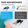 JIANGTUN Floating Polarized Fishing Sunglasses for Men Women, Sailing Boating
