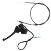 Thumb Throttle Cable with Dual Brake Lever Assy 22mm Aluminium