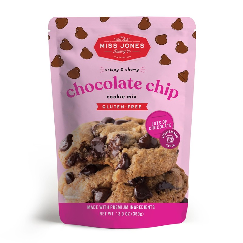Miss Jones Baking Gluten-Free Chocolate Chip Cookie Mix - More