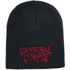 Cannibal Corpse Logo Unisex Hat Black Band Merch, Bands, Black, One Size