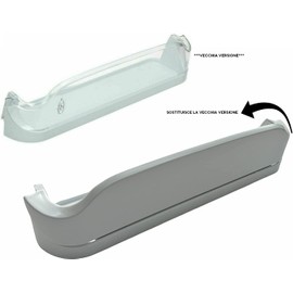 Hotpoint HMB312I HMB313I HS1621 Fridge Door Shelf Rail Bar Bottle Shelf Clear (Width 410mm)