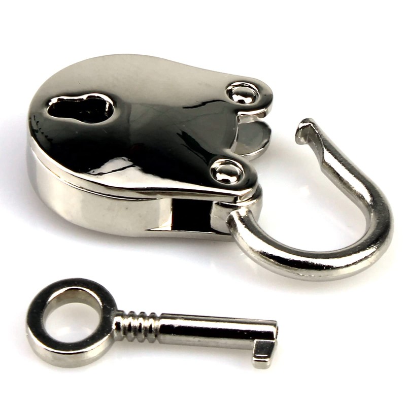 OZXNO 1PCS Vintage Mini Bear Padlock Key Lock Antique Style