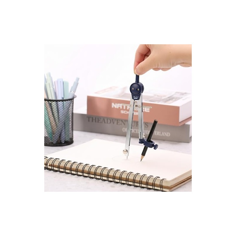 Mr. Pen - Compás para Geometría, Compás con Lápiz, Herramienta