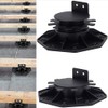 12Pack Adjustable Deck Support Pedestal - Base Support for Floating
