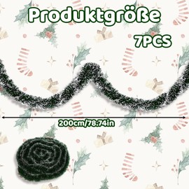 14 m Christmas Decoration, Artificial Garland Christmas, Christmas Garland, Christmas Decoration Outdoor, Christmas Decorations, Christmas Decoration Indoor, Christmas Decoration, Door Wreath