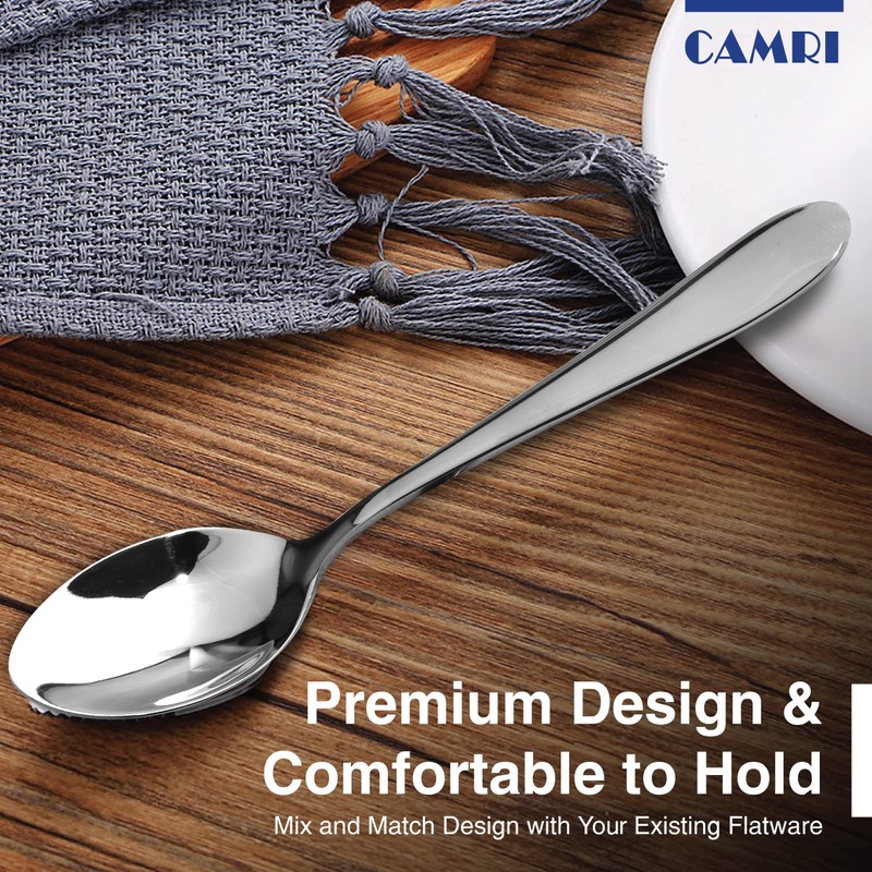 CAMRI Teaspoons Set of 6-13.2 cm / 5.19 in, Stainless