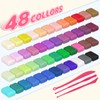 Air Dry Clay 48 Colors，Modeling Clay for Kids, with 3
