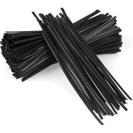 Oligei 600 Pcs Plastic 5" Twist Ties for Bags, Wire Ties Reusable Twist Bread Ties for Household and Office Use
