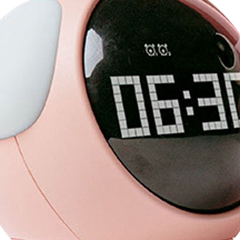 Expression Clock Cute Dog Shape Multifunctional LED Digital Alarm Clock