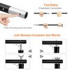 6.5 X 10ft Heavy Duty Photography Backdrop Support Stand Set
