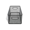 TRU RED Wire Mesh Storage Box, Matte Black, 2/Pack (TR57548-CCVS)