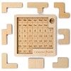 Daily Calendar Puzzle Wooden，Jigsaw Puzzle Board for Adults,Challenge 365+ for