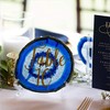 Blue Agate Coasters Set for Coffee Table (Blue 2PK)