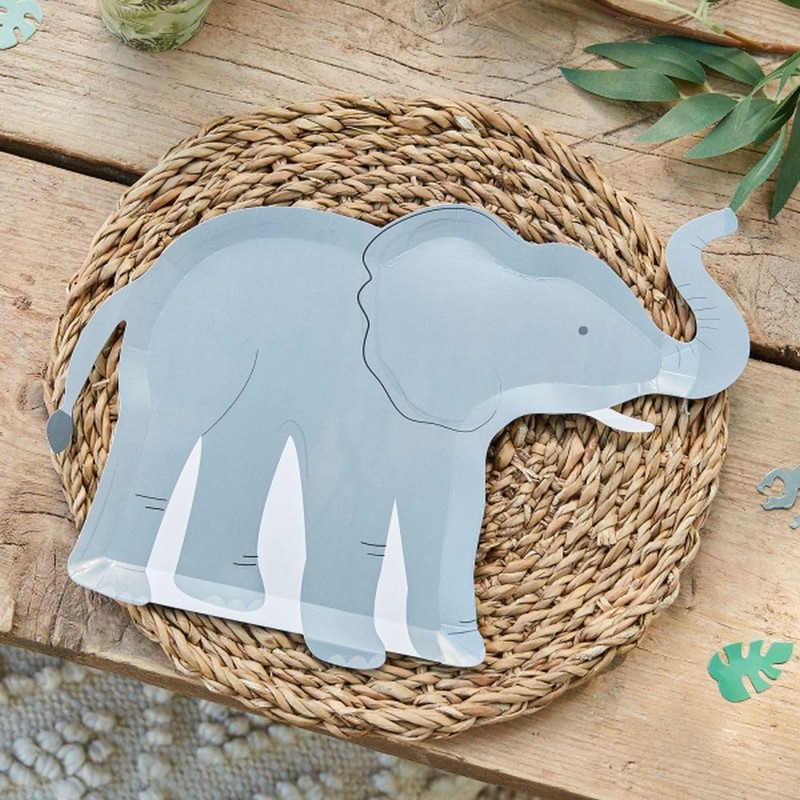 Ginger Ray 'Let's Go Wild' Jungle Theme Eco Friendly Elephant