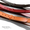 Replacement Belt Strap Genuine Leather Plain Casual Belt Strap with