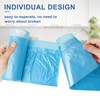 15L Garbage Bags Drawstring, Extra Strong Small Garbage Bag Unscented,