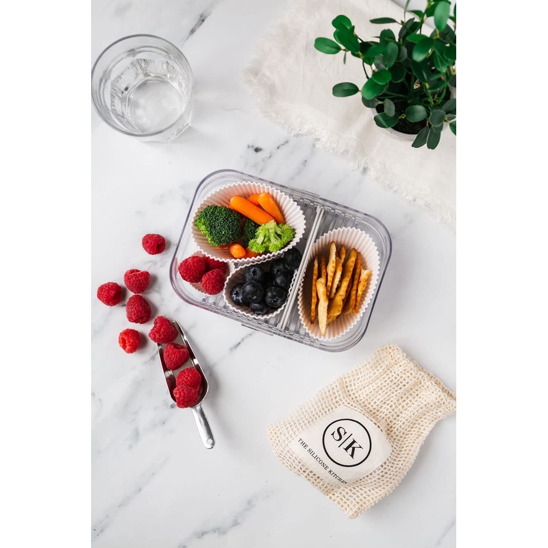 The Silicone Kitchen Reusable Silicone Baking Cups, Non-Toxic, BPA Free,