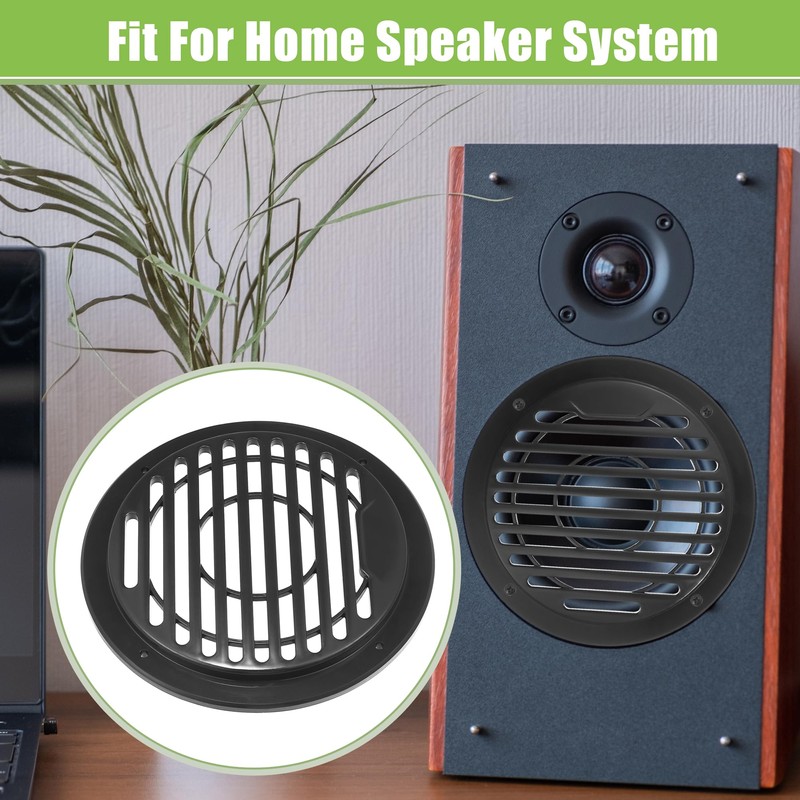A ABSOPRO 4.5 Inch Car Speaker Grille Cover Round with
