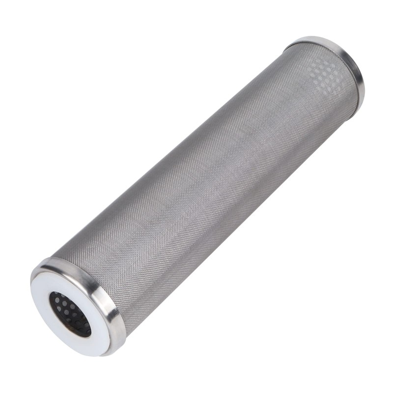Amwater Stainless Steel Cleanable Wire Mesh Filter Cartridge 10”Length,2.5"OD(10 Micron)