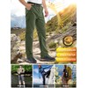 Mens Hiking Pants Convertible Outdoor Waterproof Quick Dry Zip Off