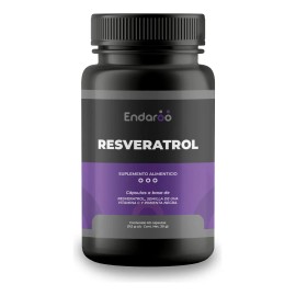 Resveratrol Endaroo Suplemento Antioxidante Cápsulas Pimienta Negra