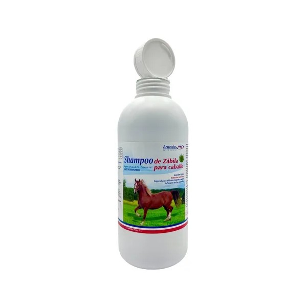 Aranda Shampoo De Zabila Para Caballo 1 Lt Brillo Aranda
