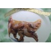 D344 Hand-made Christmas Ornament dog - GOLDEN RETRIEVER - trot