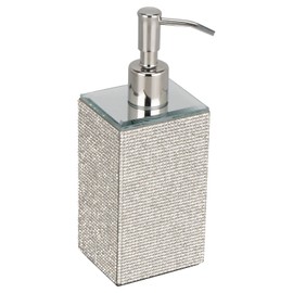 EagleWiz Sparkle Diamante Silver Bling Soap dispenser Hand Cream Pump
