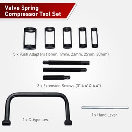 ATP Solid Valve Spring Compressor C Clamp Service Kit