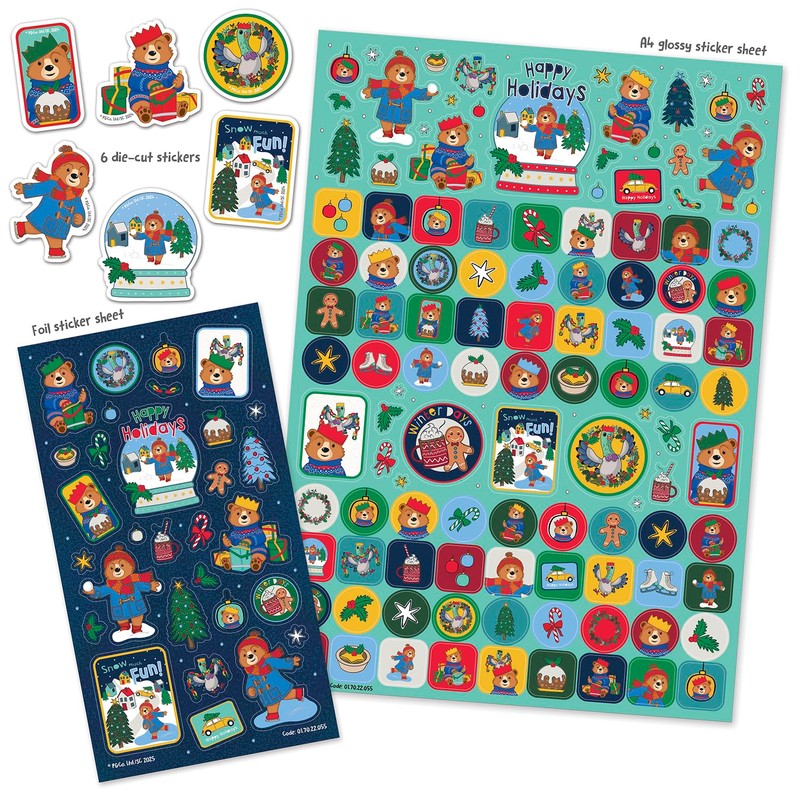 The Adventures of Paddington Christmas Mega Sticker Pack | Three
