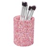 Makeup Brush Holder, Large Capacity Round Handcrafted Cosmetics Brushes Storage