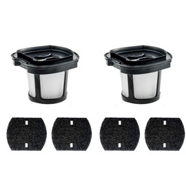 HiWin 2390A, 2284W Juego de filtros de repuesto para aspiradora compatible con Bissell Pet Hair Eraser Hand Vacuum. Comparar con parte # 1614212, 1614203 & 1614204