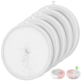 CCTIVED 5 Pack Nail Dust Collector Filter Compatible for MelodySusie HPro SProR Nail Dust Collector, Replacement Filters for Nail Dust Vacuum Machine, Salon & Home Manicure Accessories