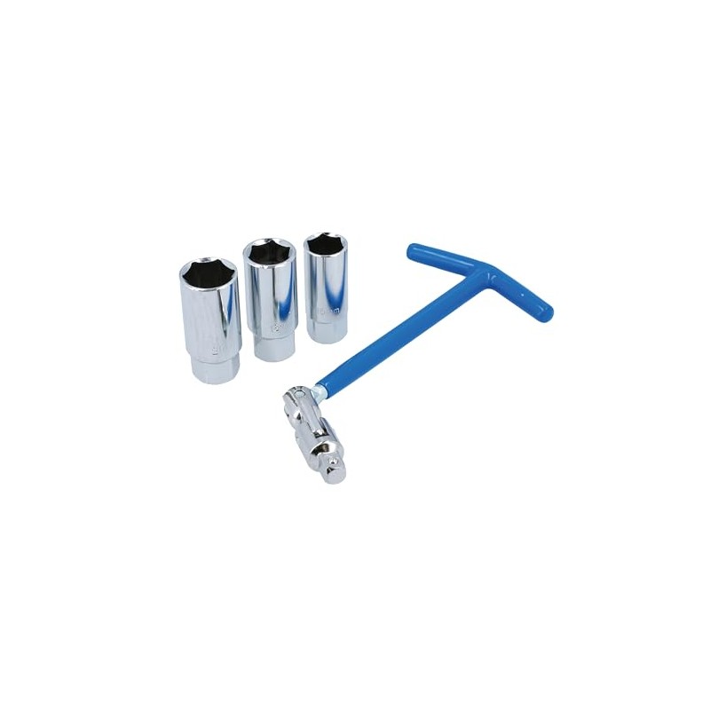 Laser 8373 T-Handle Spark Plug Socket Set 3/8"D 4pc