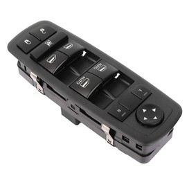 Power Window Master Control Switch Front Left Compatible for Dodge Caravan 2012-2017 Driver for Chrysler Town and Country 2012-2016 Driver, Power Window Switch 68110871AA