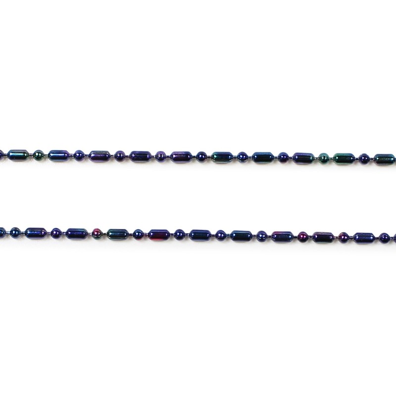 Pearl 05972 Glasses Chain, Purple, 29.1 inches (74 cm), Marble