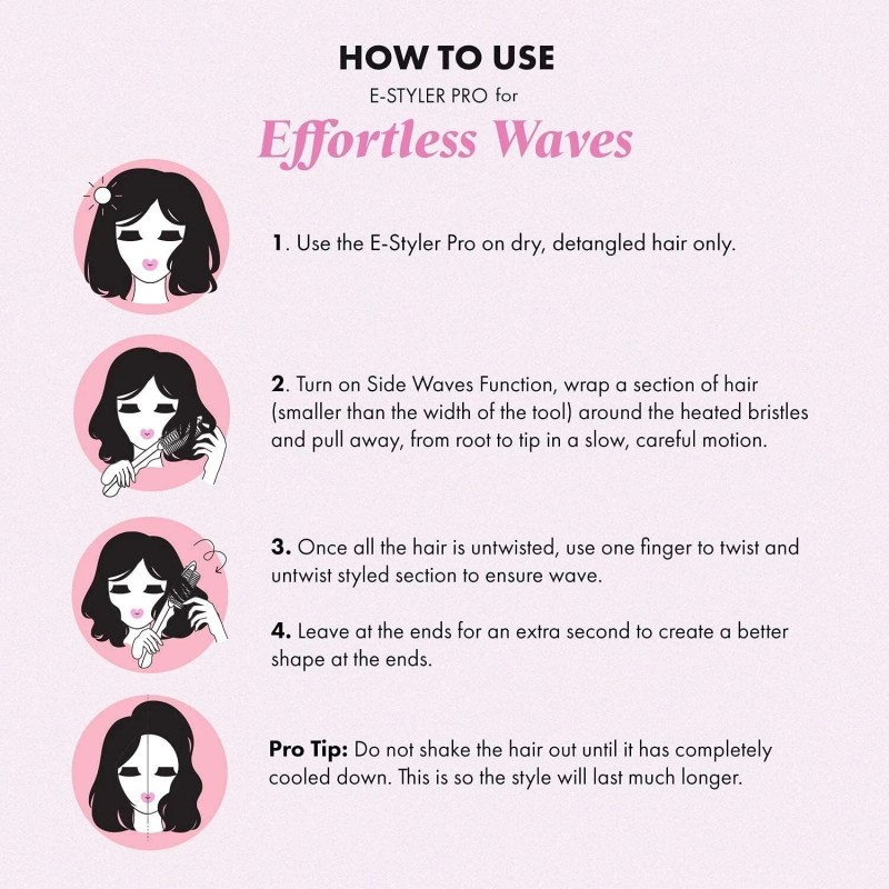 iKoo E-Styler Pro Heated Hair Styling Brush for Women! Beluga