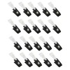 LINYUEARUI 20PCS Garden Flag Plastic Clips,Garden Flag Poles Stand Accessories,Anti-Wind