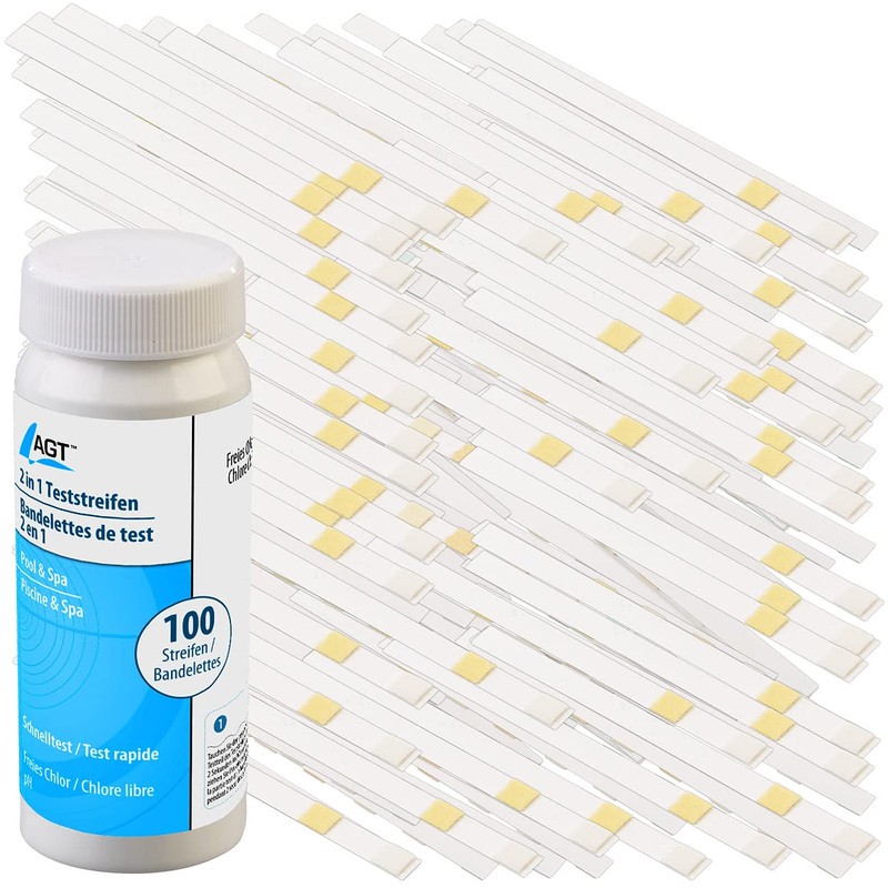 AGT Litmus Paper Pool: Set of 100 2-in-1 Water Test