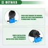 QUARKZMAN Washer Pumps for Jeep Plastic No. 8260A059 Black