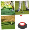 SUPVOX 1set Thickened Golf Putting Cup Flag Portable TPU Practice