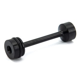 CNRAQR LS Engine Billet Aluminum Oil Diverter Barbell Fits GM Gen III & IV LS Engines LS1 LS2 LS3 LS6 LS7 LS9 LQ4 LQ9 4.8L 5.3L 6.0L 6.2L Black