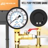 MEANLIN Measuring Pressure Gauge, 0-160 PSI, 2" Dial Face, 1/8"