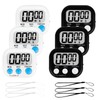 ZILLEEN Classroom Timer for Kids Teachers Digital Timers, Black White