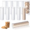 Lemecima 10 Pcs Plastic Cracker Keeper Small Cracker Storage Containers